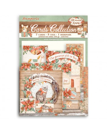 CARDS COLLECTION Stamperia All Around Christmas 1