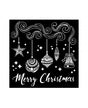 STENCIL Stamperia 18x18cm Merry Christmas campanas 1