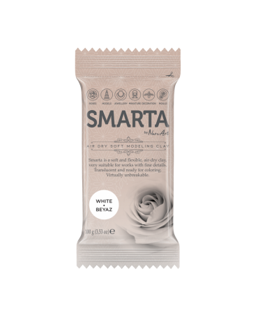 PASTA MODELAR Smarta White 100g 1