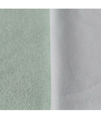 Tela Rizo Toalla laminado Impermeable Menta 2