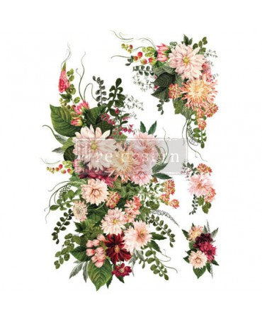 Transfer Rub On PRIMA 60x90 cm Dahlia Forever 2