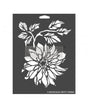 Stencil PRIMA 23x30cm Dahlia Garden 1