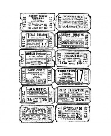Sello Caucho TIM HOLTZ Ticket 1