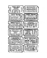 Sello Caucho TIM HOLTZ Ticket 1