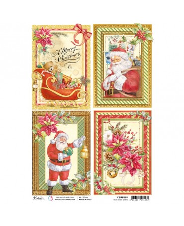 Papel Arroz CIAO BELLA A4 Dear Santa cards 1