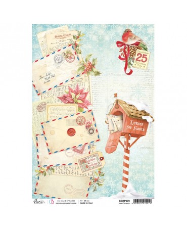 Papel Arroz CIAO BELLA A4 Santa's inbox 1