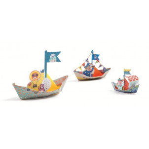 Origami barcos flotantes djeco 2