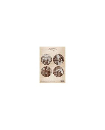 PAPEL DECOUPAGE A4 Vintage Children 1