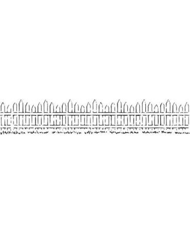 Stencil TCW Valla Picket Fence 1