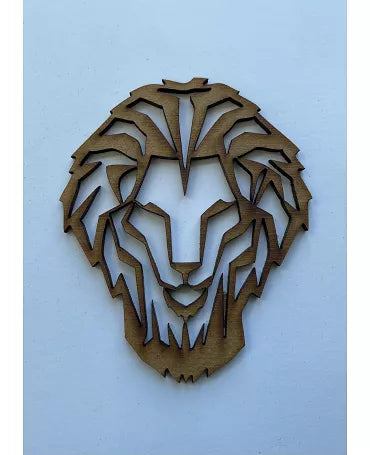 Madera Silueta CABEZA LEÓN ATHLETIC BILBAO 20CM 1