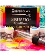 PIGMENTO Brusho Crystal Colors Craft Spritzer Set 6UD 2