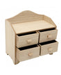 Madera MUEBLE 4 CAJONES 25x21x18 1