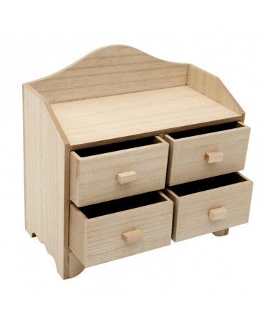 Madera MUEBLE 4 CAJONES 25x21x18 1