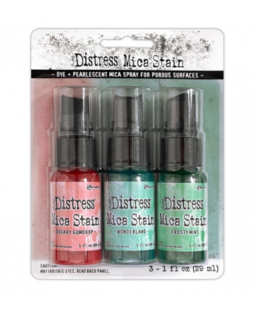 TINTA Distress MICA Holiday Stain Set 6 1