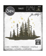 TROQUEL SIZZIX THINLITS DIE SET Forest Shadows 1