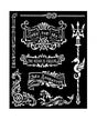STENCIL STAMPERIA Songs of the Sea placas y tridente 20x25cm 1