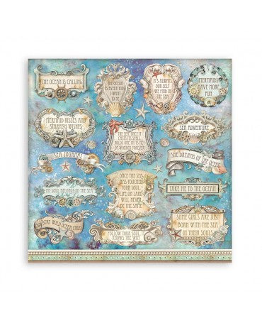 COLECCIÓN 20X20 STAMPERIA Songs of the Sea 2