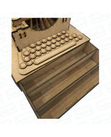 Madera Máquina de Escribir 2