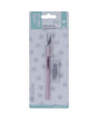 CUTER ARTIS DECOR ESTILETE ALUMINIO COLOR ROSA + 2 CUCHILLAS REPUESTO 1