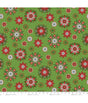 Tela Henry Glass Fabrics Scandinavian Holiday 3452-66 Green 1