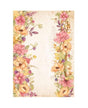 Papel arroz Stamperia A4 WOODLAND FLORAL BORDERS 1
