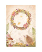 Papel arroz Stamperia A4 WOODLAND GARLAND 1