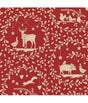Tela Tilda Merry Little Christmas 100625 Paperscenes Burgundy 1