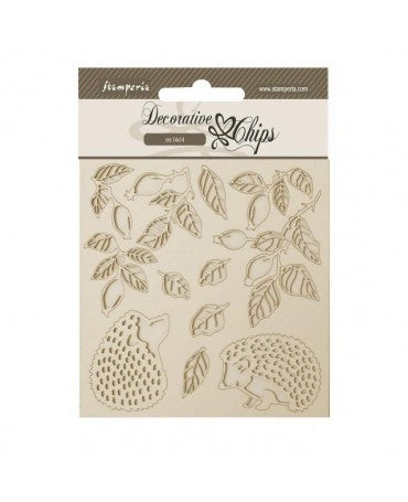 CHIPS Stamperia WOODLAND HEDGEHOG 1