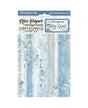Papel arroz Stamperia A6 BLUE LAND backgrounds (8UD) 1