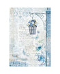 Papel arroz Stamperia A4 BLUE LAND lampara 1