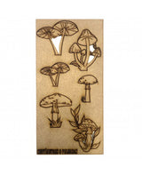 Madera Juego de Setas 6 modelos 1