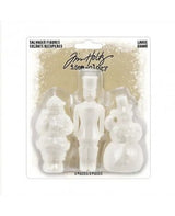 Tim Holtz Navidad 2023 Figuras rescatadas (3 pcs) LARGE 1