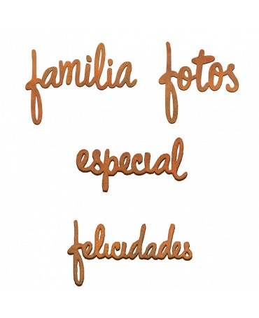 Madera Palabra SET 4 ESPECIAL 8X4cm (4 pcs) 1