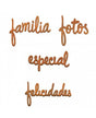 Madera Palabra SET 4 ESPECIAL 8X4cm (4 pcs) 1
