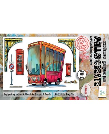 Silicona ALL AND CREATE Brit Stop Bus Pop A6 1