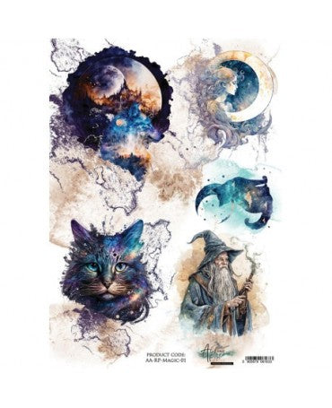 Papel arroz Alchemy of art Legends of the magic MAGIC-01 1