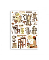 Washi Tape STAMPERIA 8 HOJAS A5 COFFEE AND CHOCOLATE 2