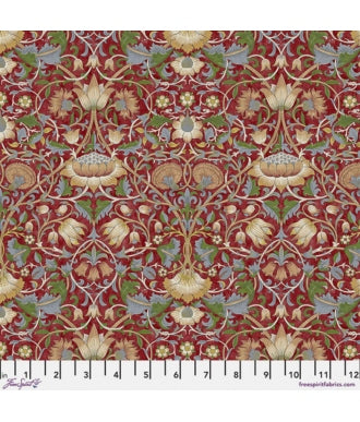 Tela Free Spirit The Oxford Holiday Lodden Crimson 1