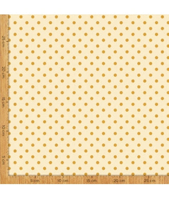 Tela Tilda Creating Memories Polkadot Yellow 160064 1