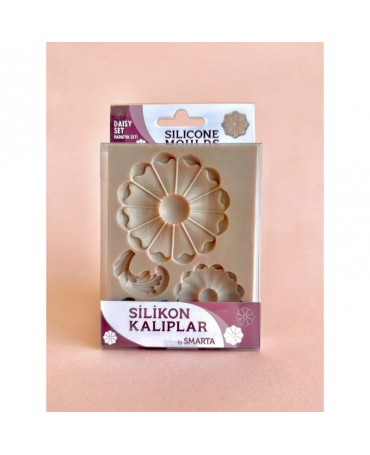 Molde Silicona Smarta Daisy Set 13x10x1,4cm 1