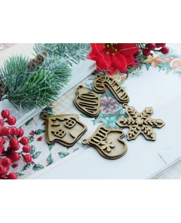 Madera Adornos navideños I 1