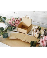 Madera Caja con 4 posavasos 1