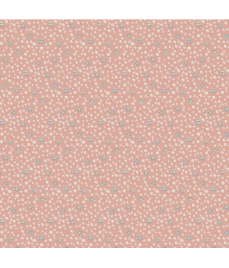 Tela Devonstone Slow and Steady Daisy Spot Pink 1