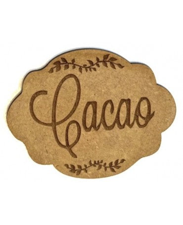 MADERA SELLO BAJO RELIEVE 10-12CM CACAO 1