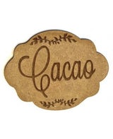 MADERA SELLO BAJO RELIEVE 10-12CM CACAO 1
