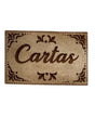MADERA SELLO BAJO RELIEVE 10-12CM CARTAS 1