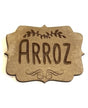 MADERA SELLO BAJO RELIEVE 10-12CM ARROZ 1