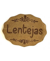 MADERA SELLO BAJO RELIEVE 10-12CM LENTEJAS 1
