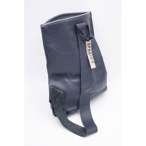 Bolso mochila spazioif sacchitedda blu/grigio 2