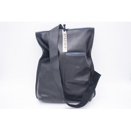 Bolso mochila spazioif sacchitedda nero/blu 1